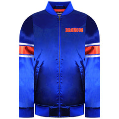Mitchell & Ness NFL Denver Broncos Heavyweight Satin Bomber Jacket