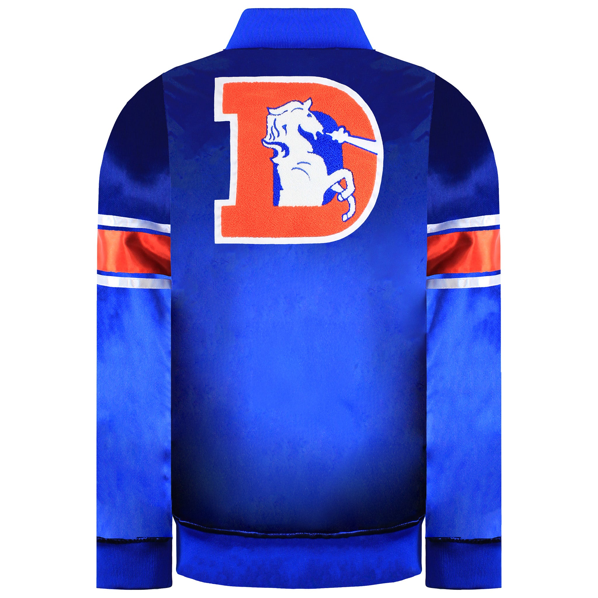 Mitchell & Ness NFL Denver Broncos Heavyweight Satin Bomber Jacket