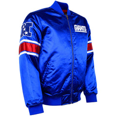 Mitchell & Ness NFL New York Giants Heavyweight Mens Blue Jacket