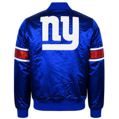 Mitchell & Ness NFL New York Giants Heavyweight Mens Blue Jacket