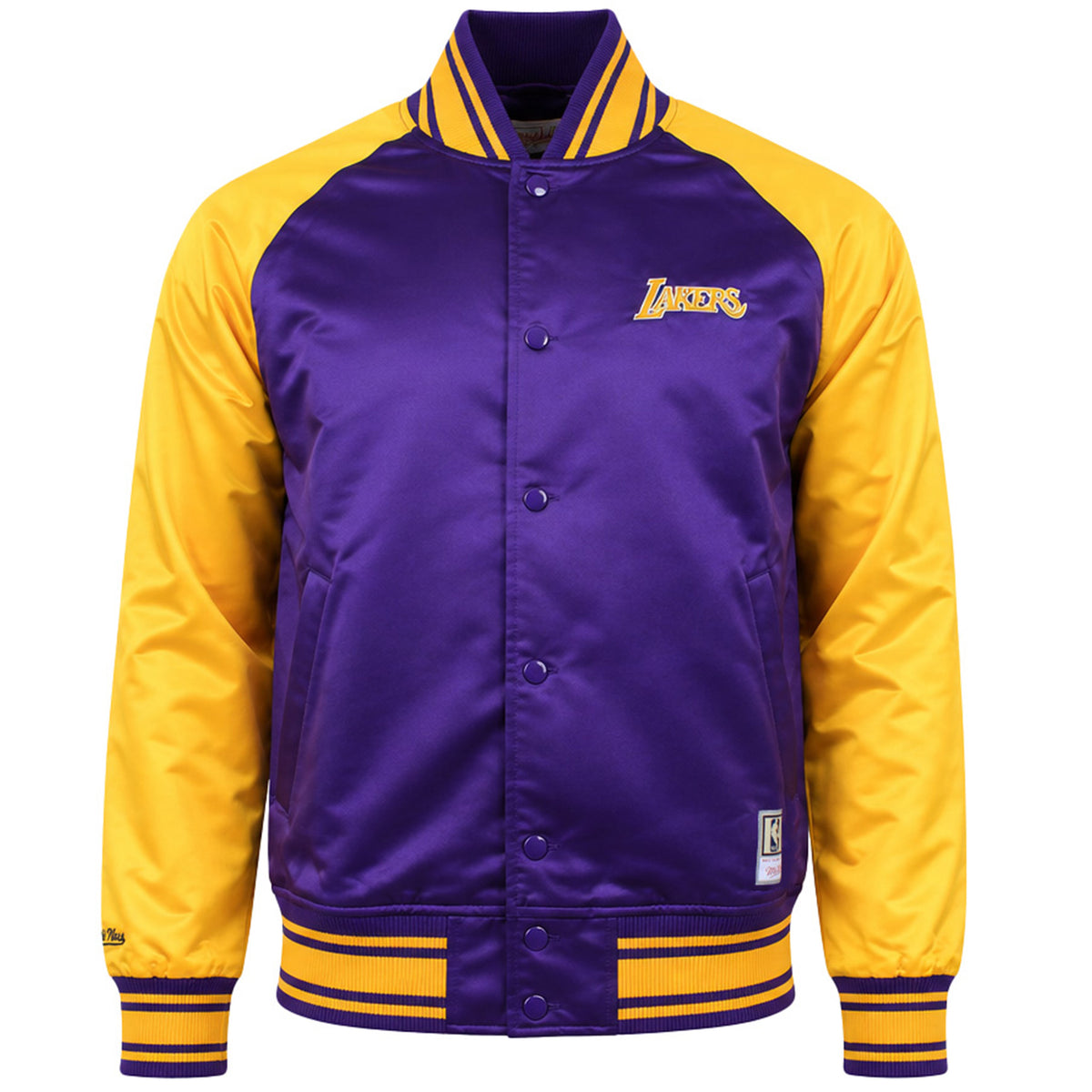 Mitchell & Ness NBA Los Angeles Lakers Colossal Mens Purple Jacket