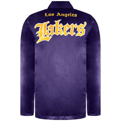 Mitchell & Ness Los Angeles Lakers NBA Old English Faded Satin Jacket