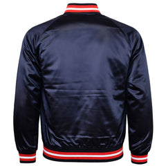 Mitchell & Ness NBA Chicago Bulls Lightweight Mens Black Satin Jacket