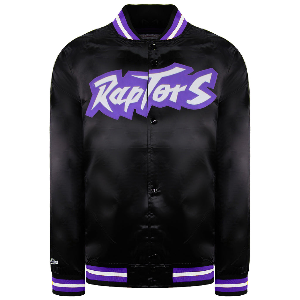 Mitchell & Ness NBA Toronto Raptors Lightweight Mens Satin Bomber Jacket