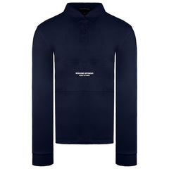 Weekend Offender Zurich Mens Navy Rugby Polo Shirt