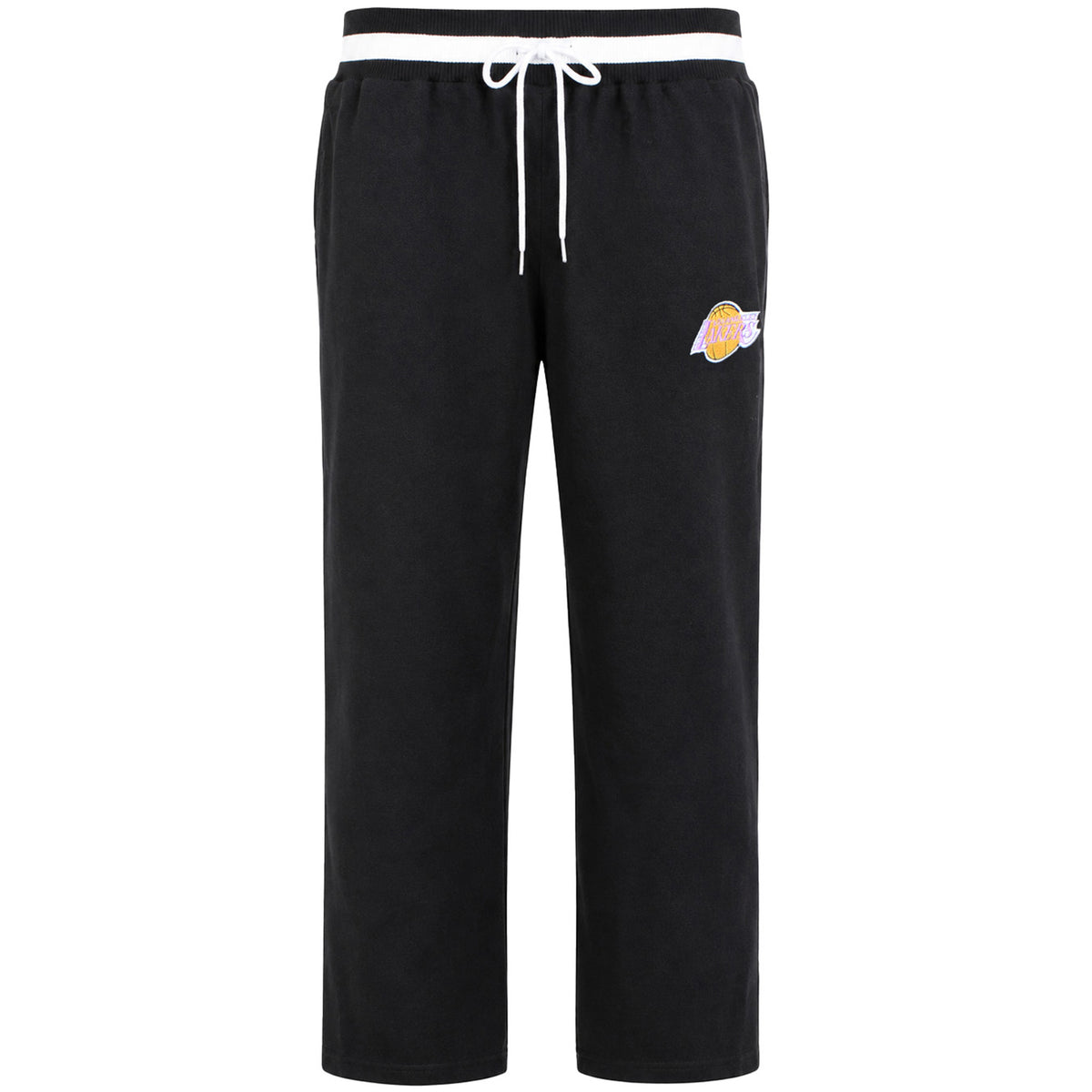 Mitchell & Ness NBA Los Angeles Lakers Reversed Fleece Tearaway Mens Black Track Pants