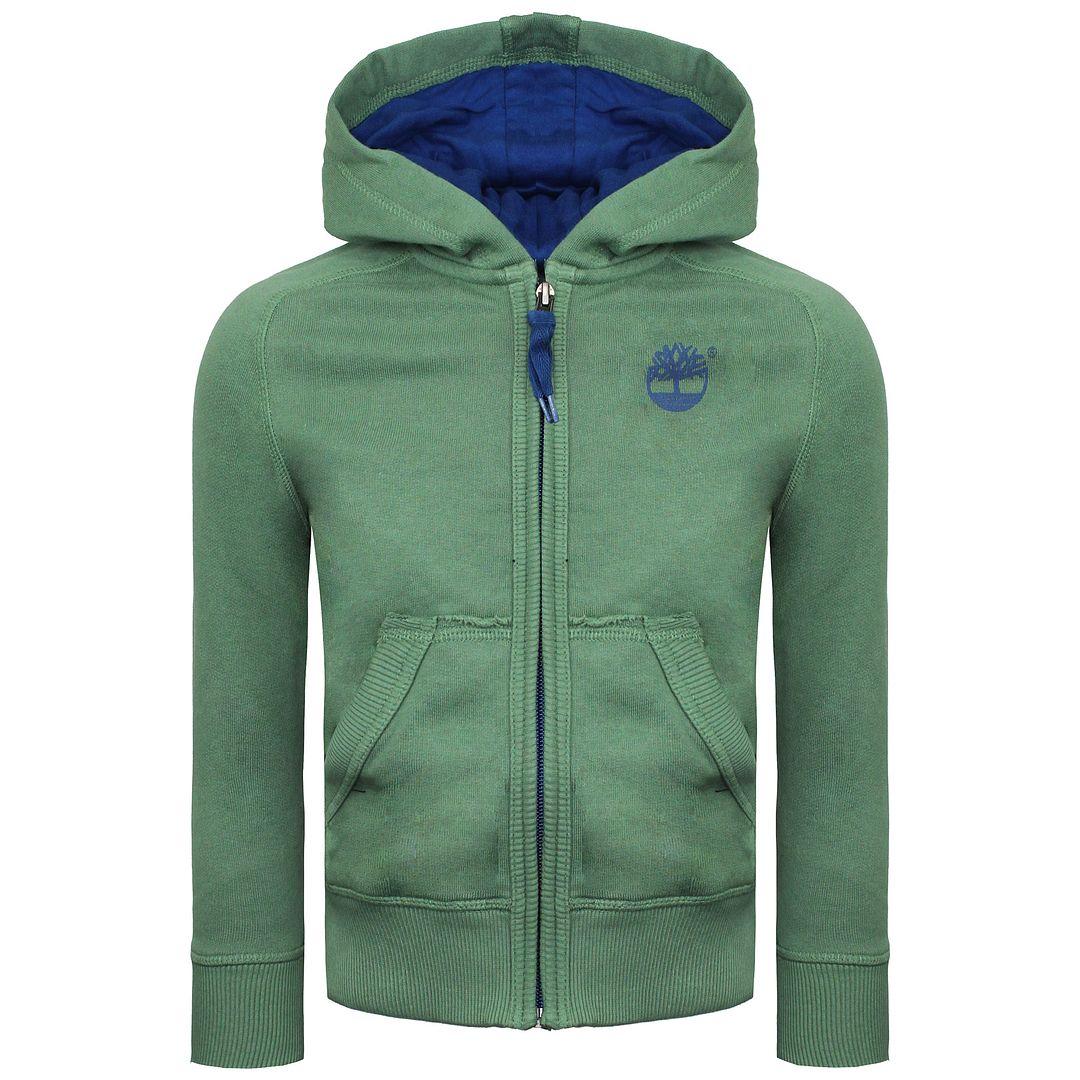 Timberland Logo Kids Green Track Jacket