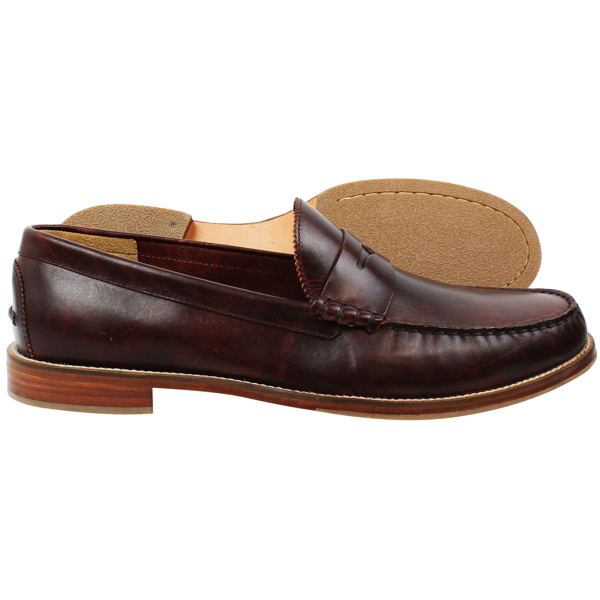 J Shoes Stephen Mens Brown Shoes