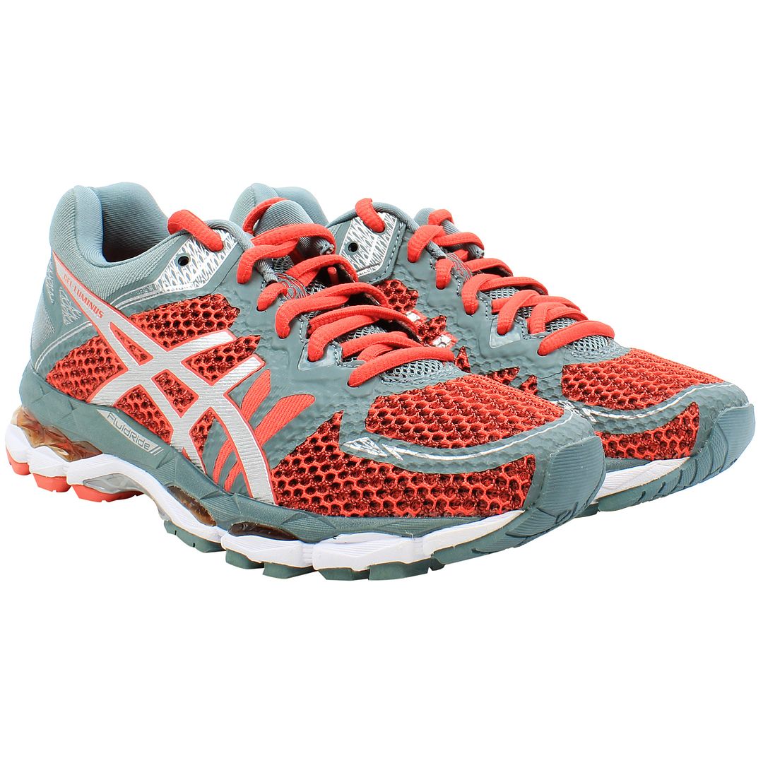 Asics Gel-Luminus 3 Womens Red/Grey Running Shoes