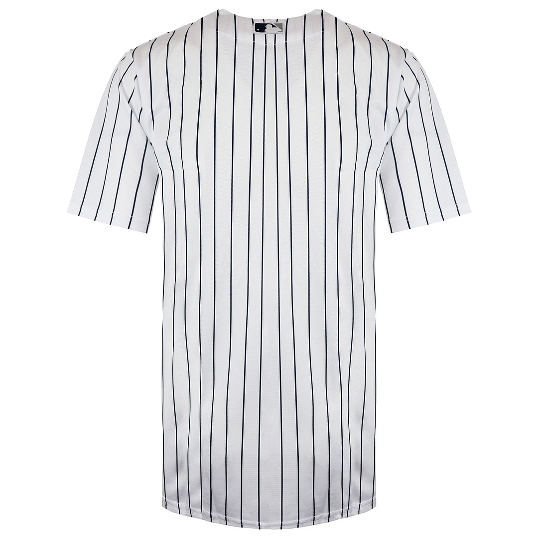 Nike MLB New York Yankess Official Replica Mens White Home Jersey