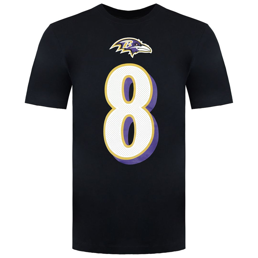 Nike NFL Baltimore Ravens 8 Lamar Jackson Mens T-Shirt