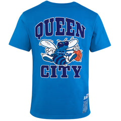 Mitchell & Ness NBA Charlotte Hornets Origins Mens Blue T-Shirt
