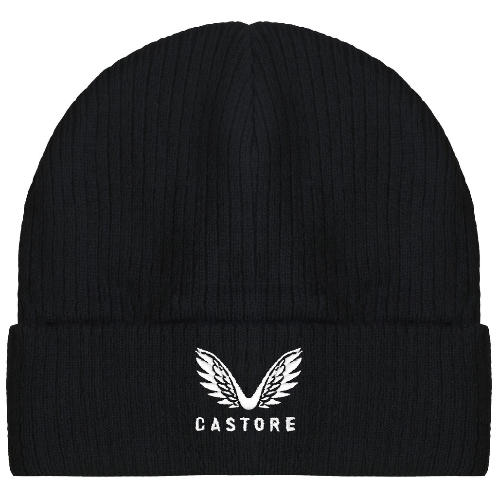 Castore Logo Stock Kids Black Beanie