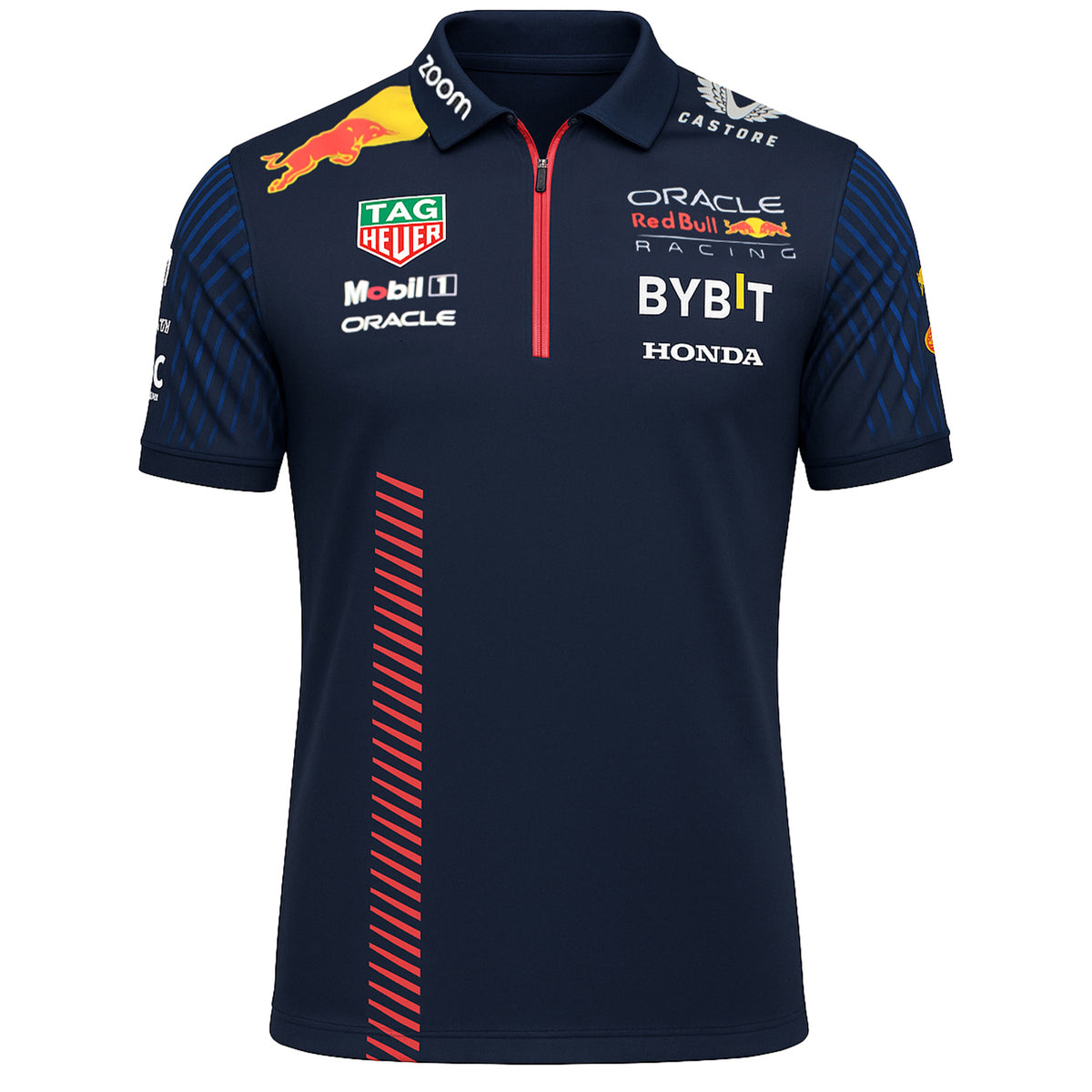 Castore Red Bull Racing F1 Team Formula Mens Navy Polo Shirt