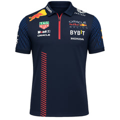Castore Red Bull Racing F1 Team Formula Mens Navy Polo Shirt