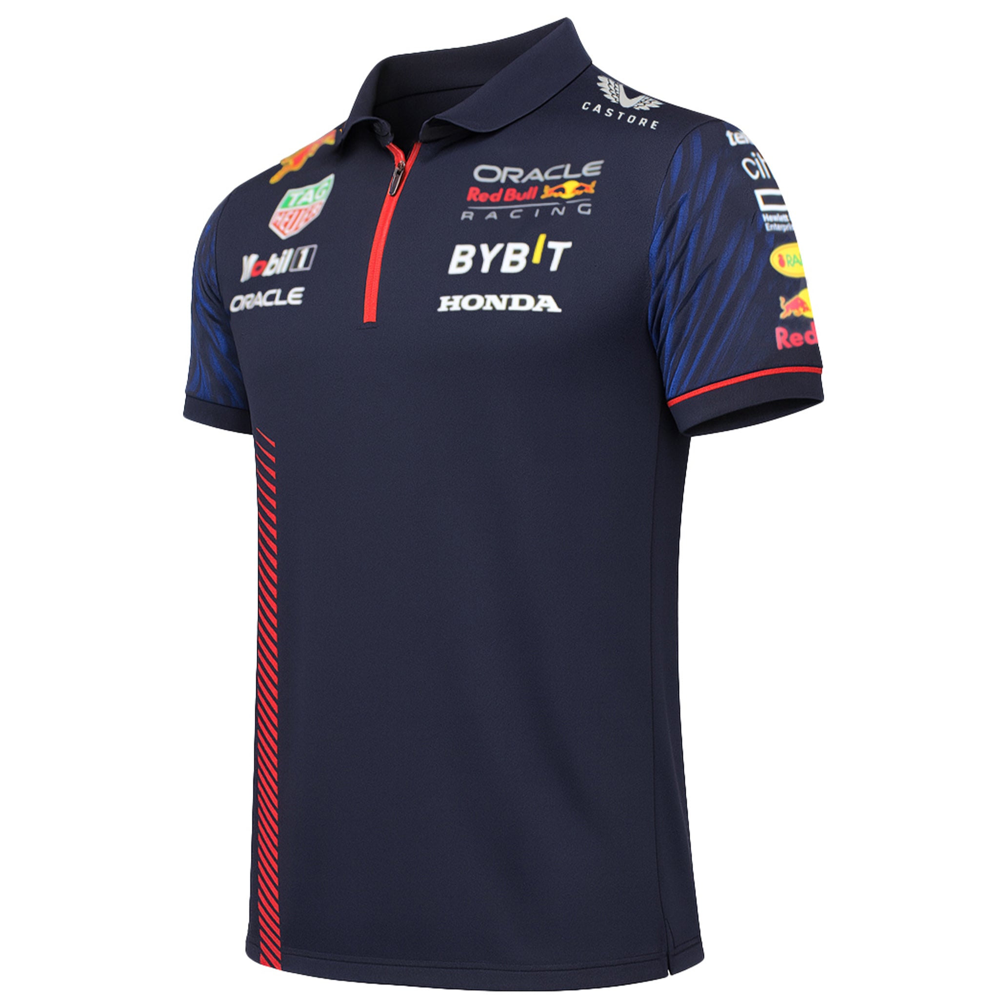 Castore Red Bull Racing F1 Team Formula Mens Navy Polo Shirt
