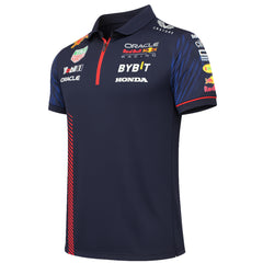Castore Red Bull Racing F1 Team Formula Mens Navy Polo Shirt