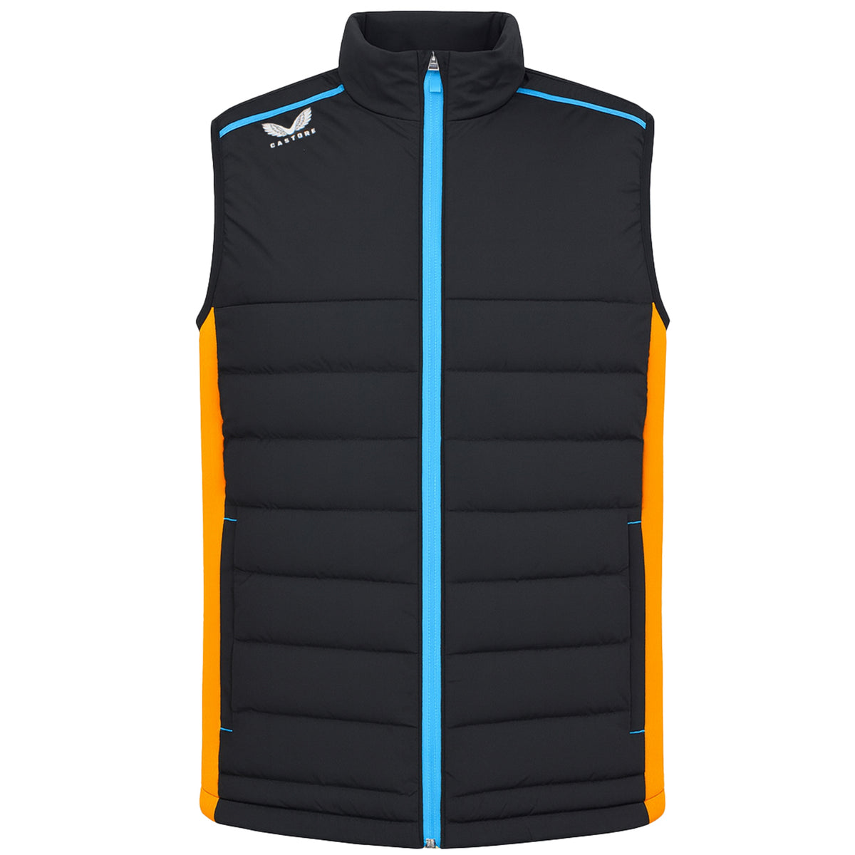 Castore Logo Mens Black Padded Gilet
