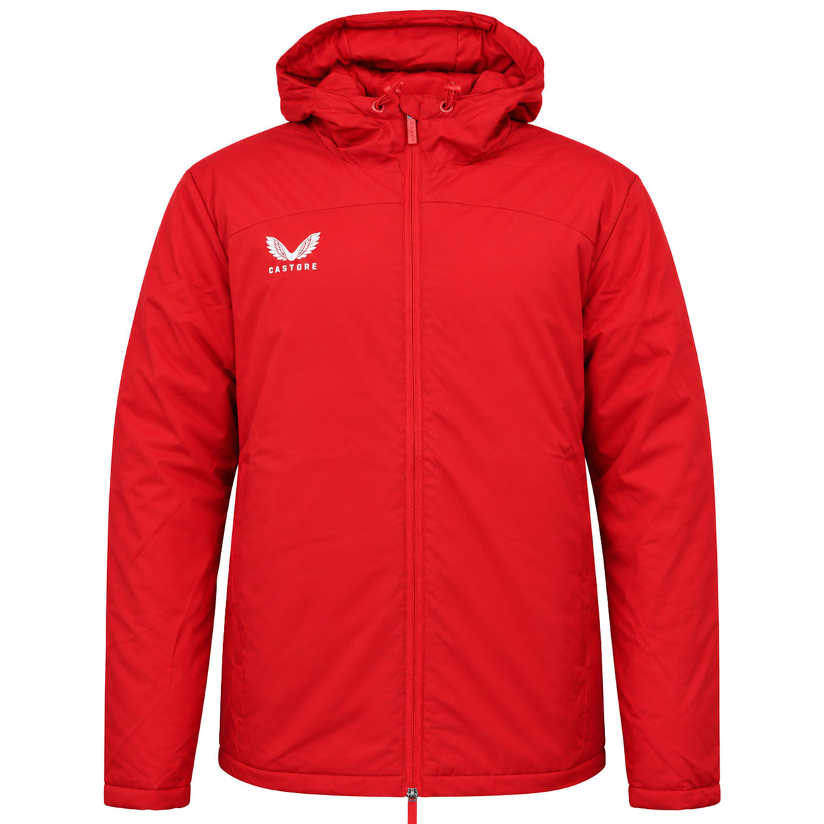 Castore Standard Length Bench Mens Red Jacket