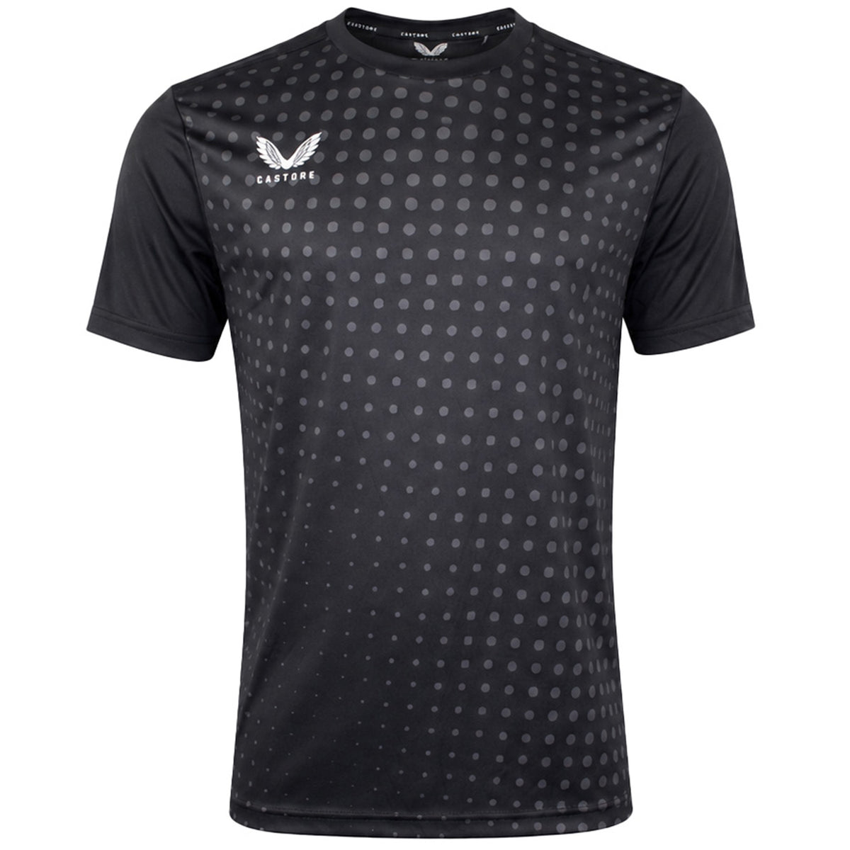 Castore Dots Printed Mens Black T-Shirt