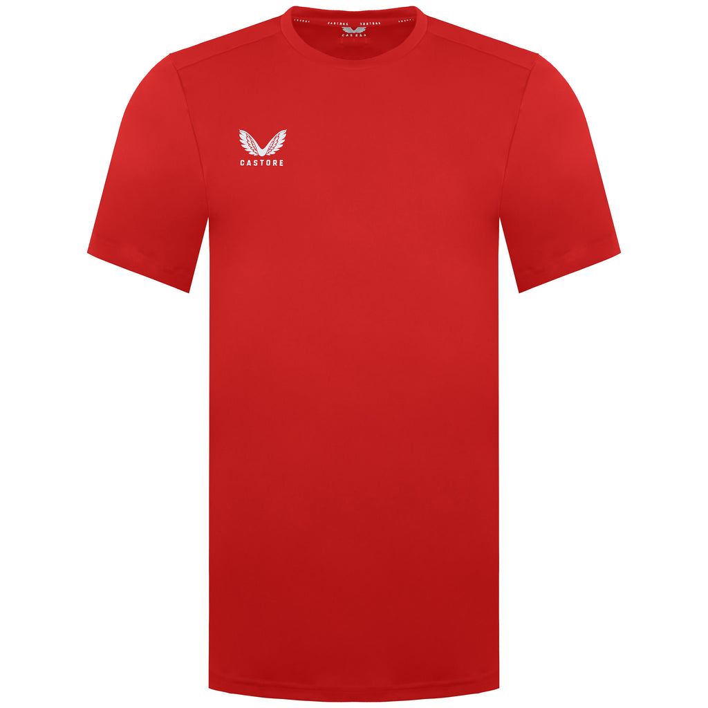 Castore Logo Mens Red Training T-Shirt