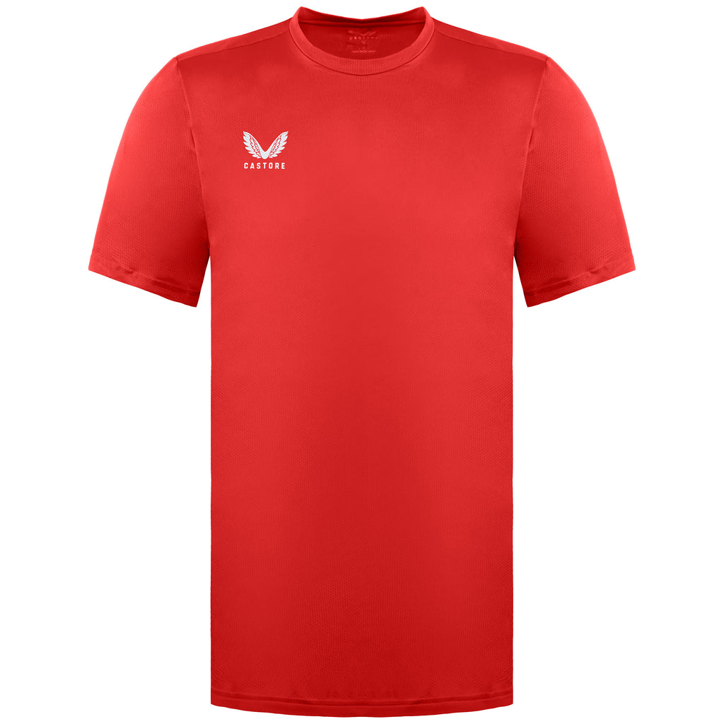 Castore Logo Mens Light Red Training T-Shirt