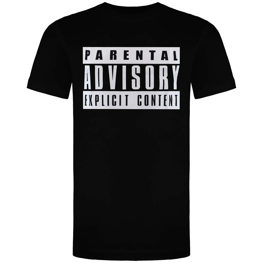 Parental Advisory Logo Mens Black T-Shirt