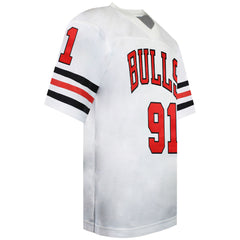 Mitchell & Ness NBA Chicago Bulls 91 Rodman Mens Audible Jersey