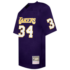 Mitchell & Ness NBA Los Angeles Lakers 34 O'Neal Mens Audible Jersey