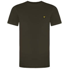 Lyle & Scott Plain Mens Olive Green T-Shirt