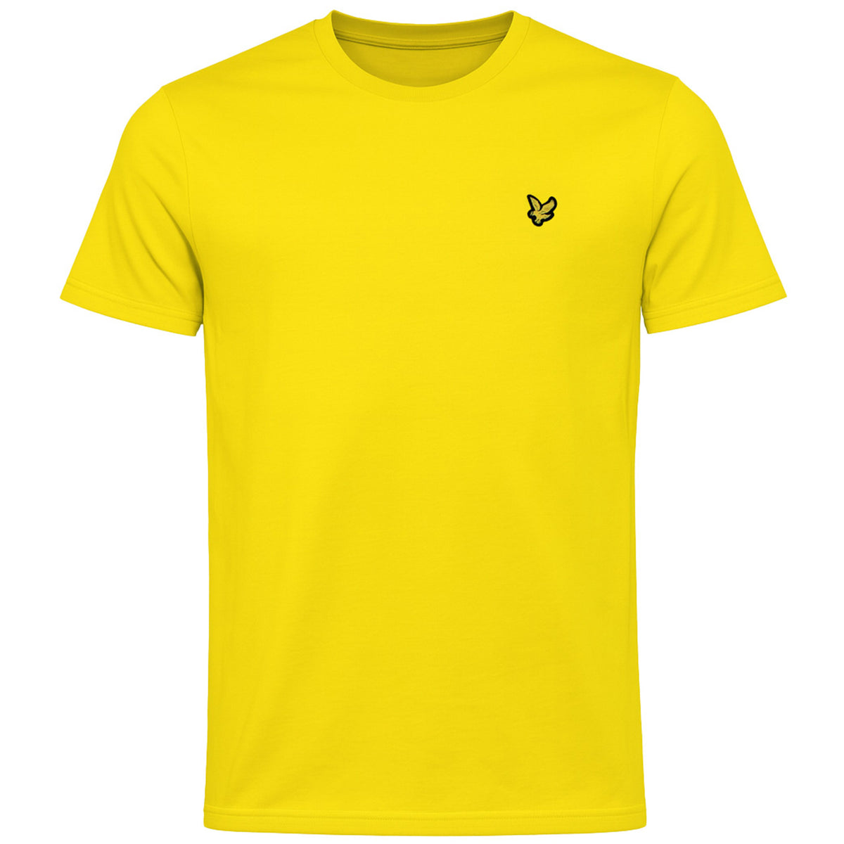 Lyle & Scott Plain Mens Yellow T-Shirt