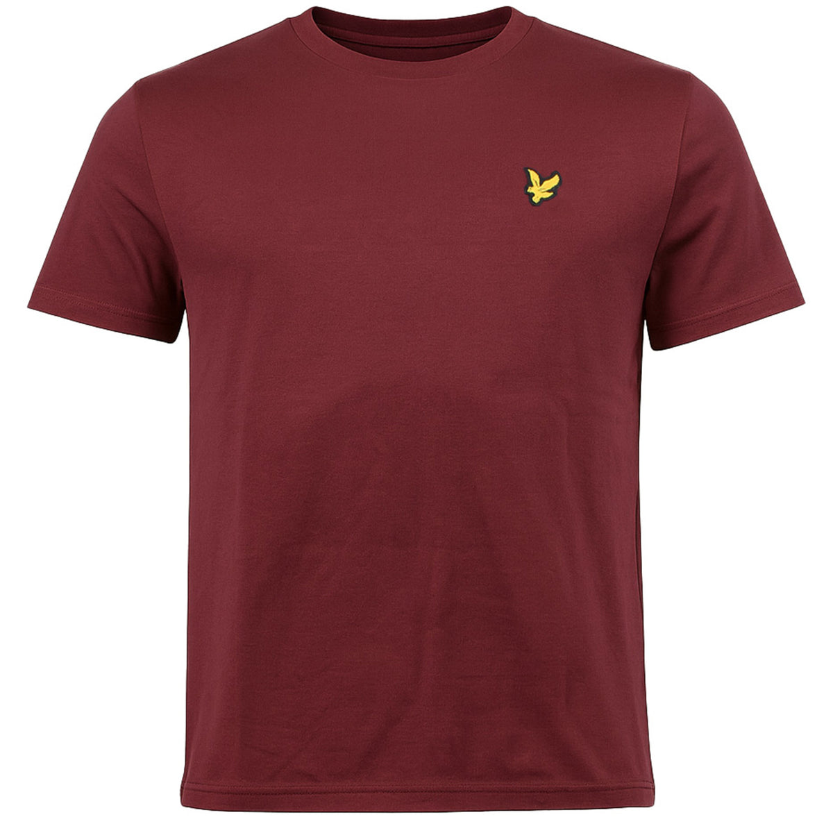 Lyle & Scott Plain Mens Burgundy T-Shirt