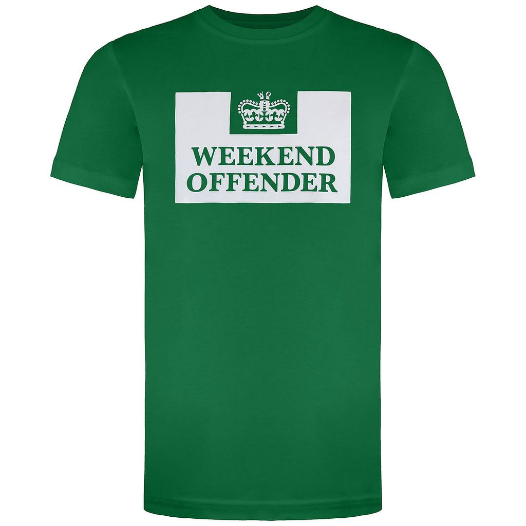 Weekend Offender Prison Mens Green T-Shirt