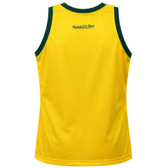 Mitchell & Ness NBA Seattle Supersonics Heritage Mens Yellow Vest