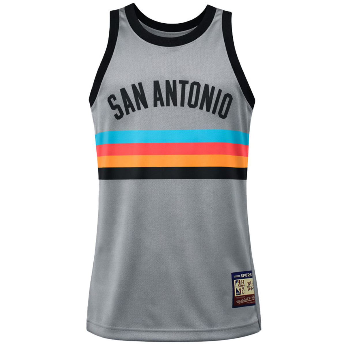 Mitchell & Ness NBA San Antonio Spurs 81-94 Heritage Mens Grey Vest