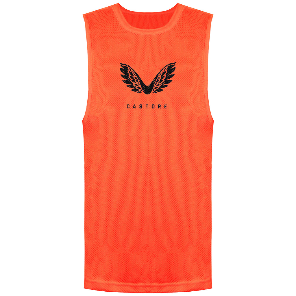 Castore Logo Kids Orange Training Vest