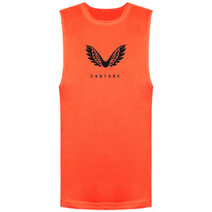 Castore Logo Kids Orange Training Vest