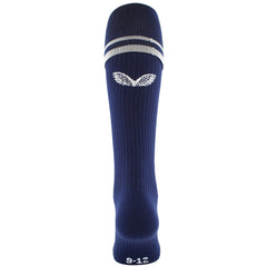 Castore Stripe Mens Navy/White Football Socks