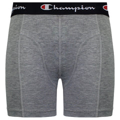 Champion 4-Pack Logo Mens Grey Boxer Shorts