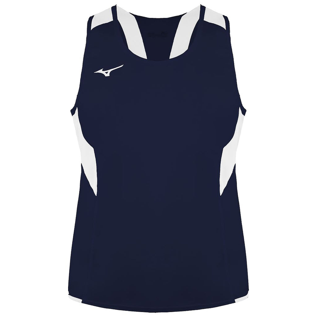 Mizuno Team Authentic Kids Navy/White Singlet Vest