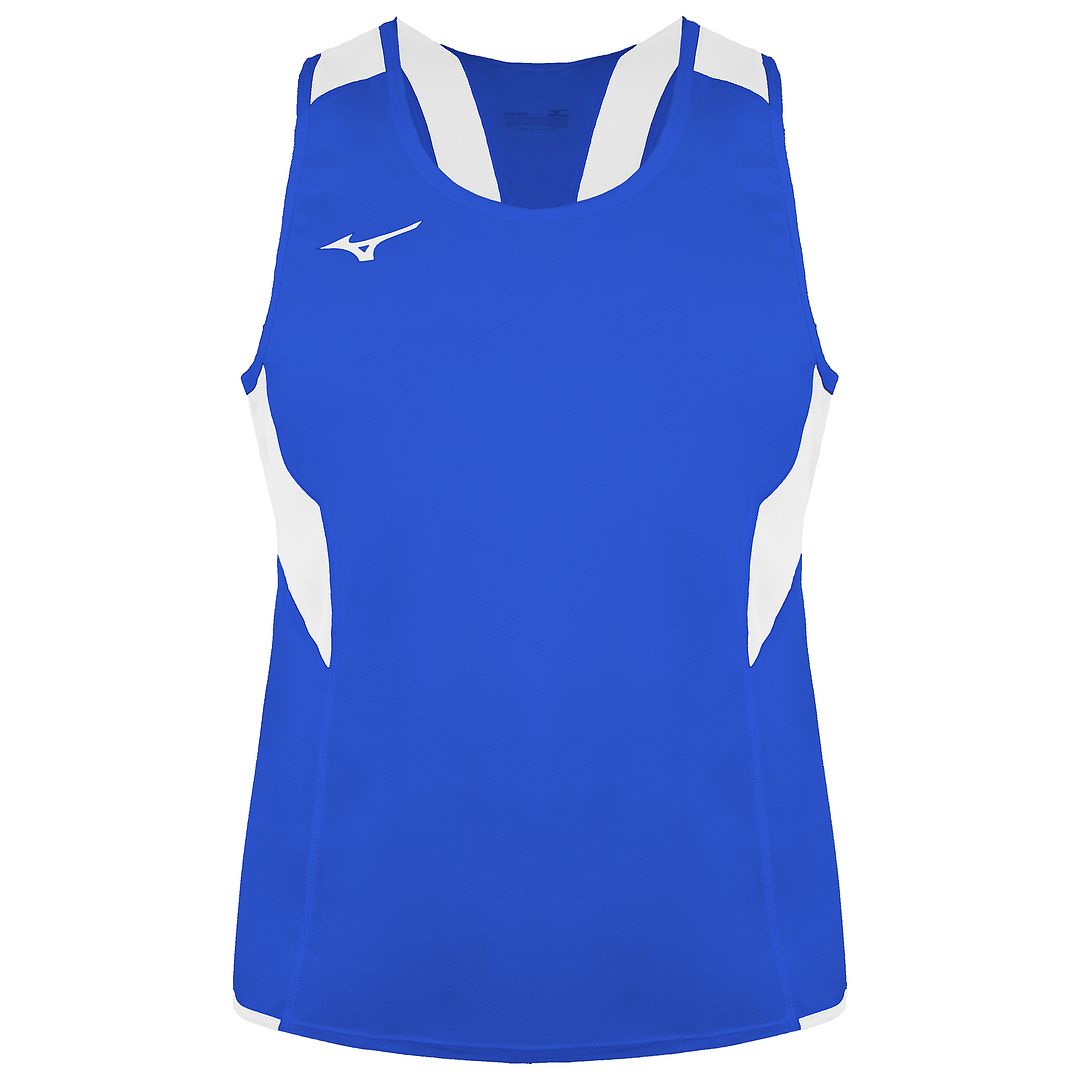 Mizuno Team Authentic Kids Blue/White Singlet Vest