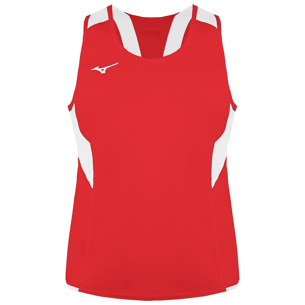 Mizuno Team Authentic Kids Red/White Singlet Vest