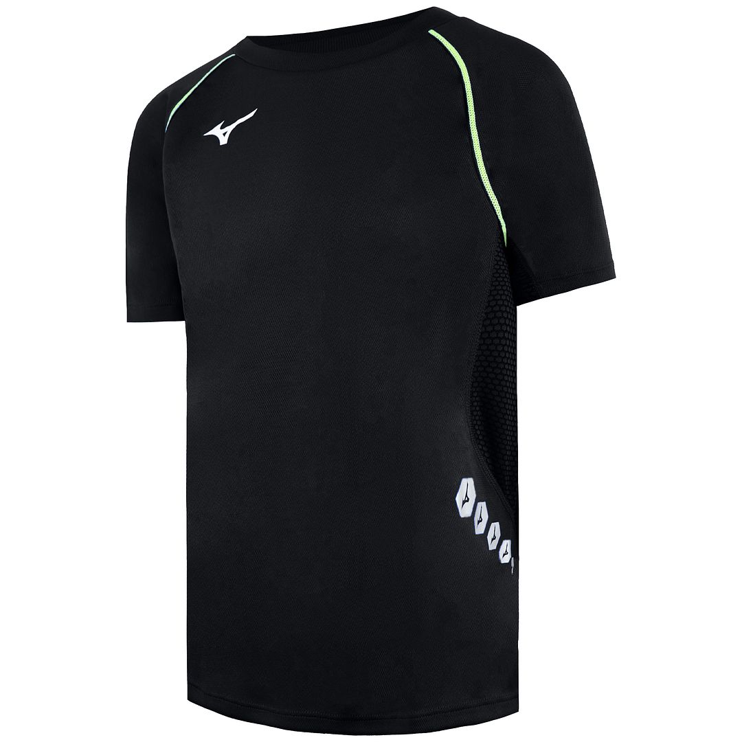 Mizuno Premium Kids Black T-Shirt