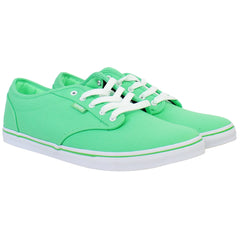Vans Atwood Low Top Womens Green Plimsolls
