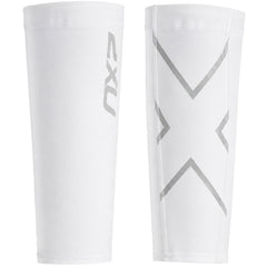 2XU Flexible Compression Unisex White/Silver Calf Guards
