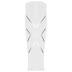 2XU Flexible Compression Unisex White/Silver Calf Guards