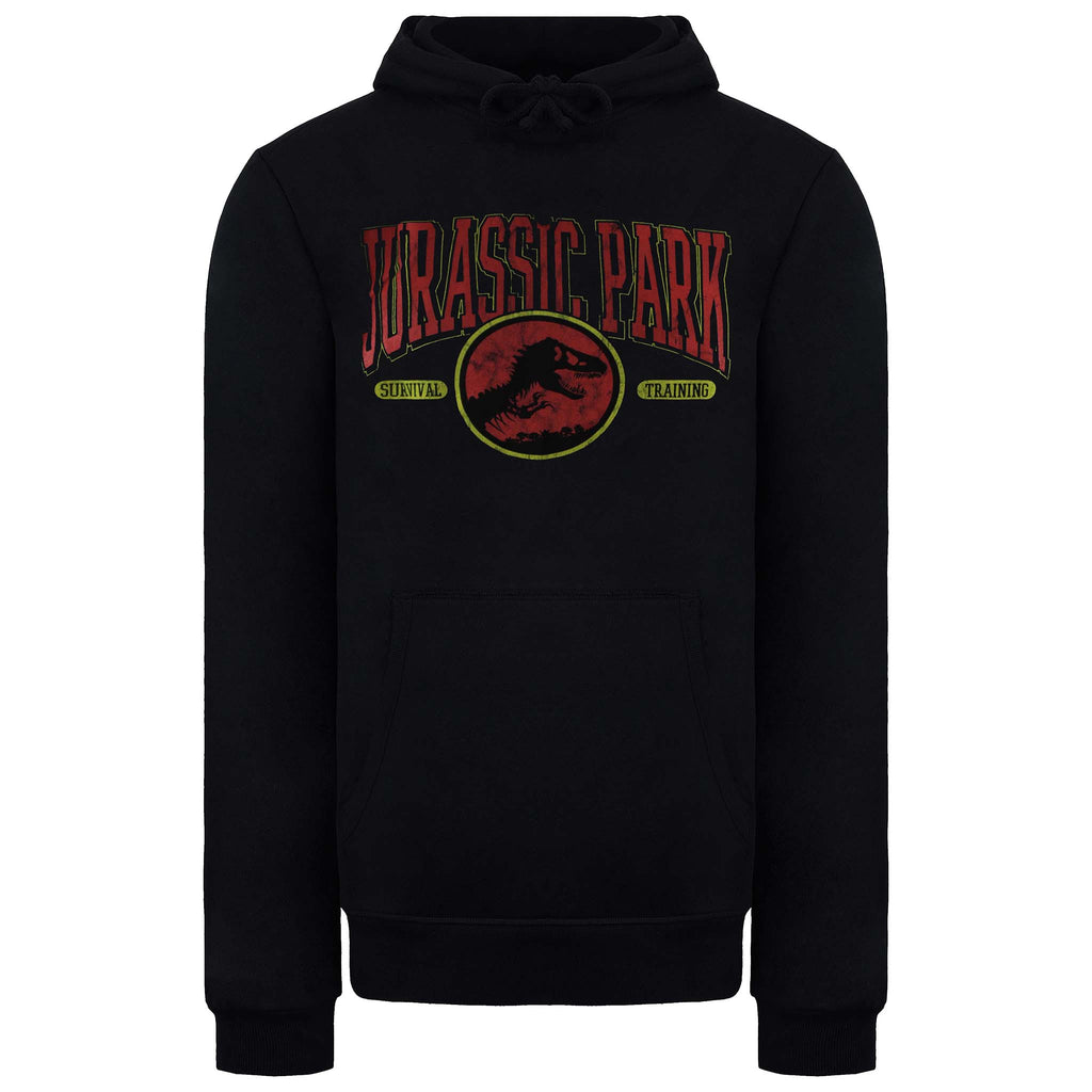 Jurassic Park Survival Mens Black Hoodie