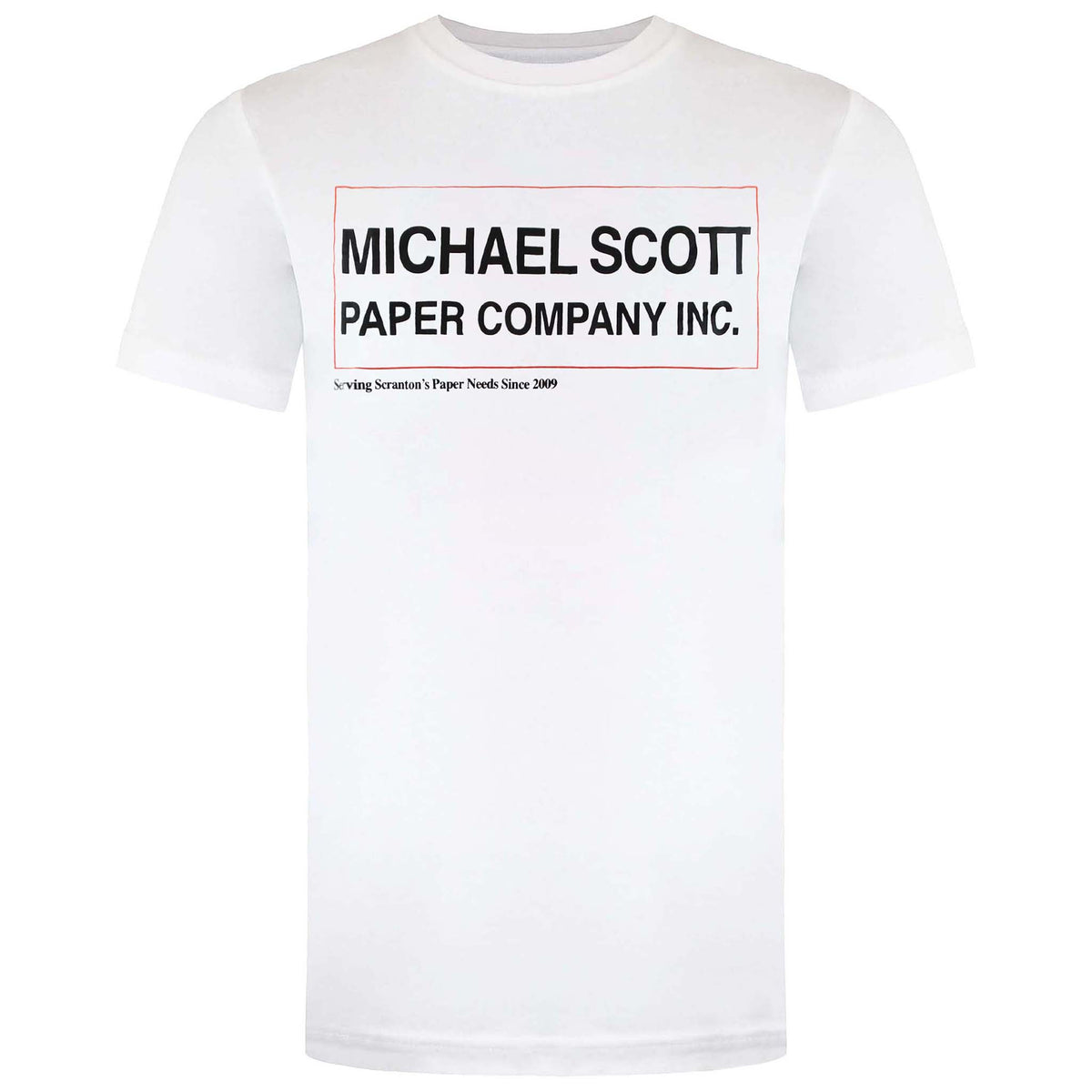 The Office Michael Scott Paper CO Mens White T-Shirt