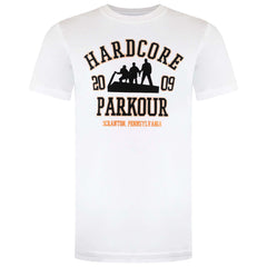 The Office Hardcore Parkour Mens White T-Shirt