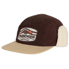 Passenger Twill Daytime Sherpa Lined Brown Hat